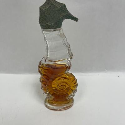 Vintage Avon Sea Horse Skin So Soft Bath Oil Decanter 6 fl oz