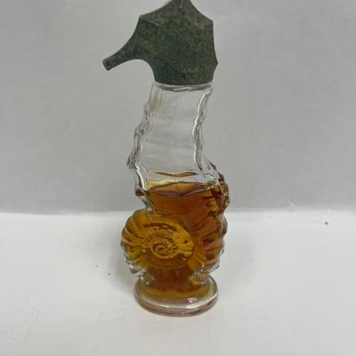 Vintage Avon Sea Horse Skin So Soft Bath Oil Decanter 6 fl oz