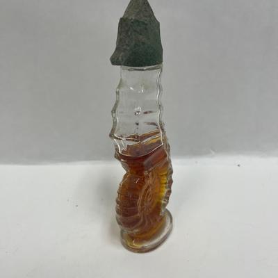 Vintage Avon Sea Horse Skin So Soft Bath Oil Decanter 6 fl oz