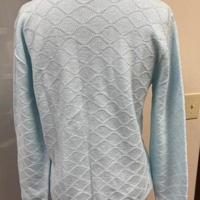 Vintage Ladies Light Blue Cardigan