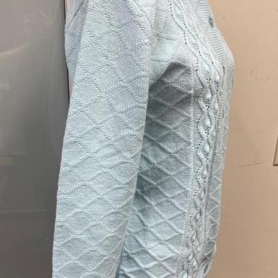 Vintage Ladies Light Blue Cardigan