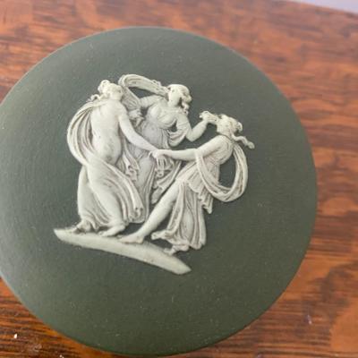 Antique Green Wedgwood Jasperware Lot