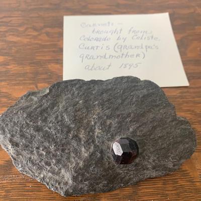 Metamorphic Rock w/ Imbedded Garnet