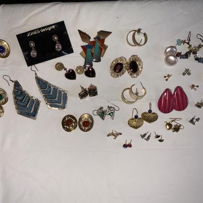 Lot of Vintage to Now Pierced Earrings