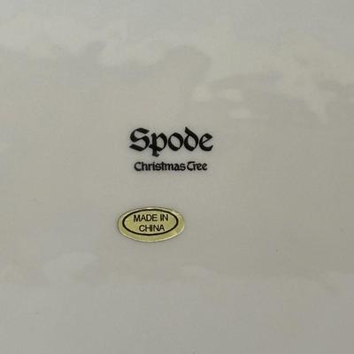Spode Christmas Tree Cookie Jar with Original Box