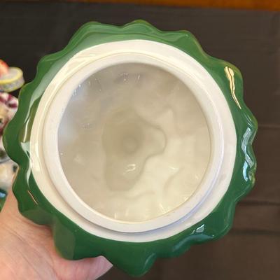 Spode Christmas Tree Cookie Jar with Original Box