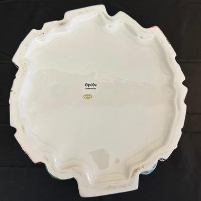 Spode Christmas Tree Cookie Jar with Original Box