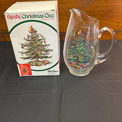 Spode Christmas Plates, Coffee Mugs and Pitcher
