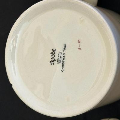 Spode Christmas Plates, Coffee Mugs and Pitcher