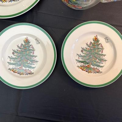 Spode Christmas Plates, Coffee Mugs and Pitcher