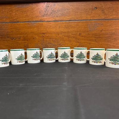 Spode Christmas Plates, Coffee Mugs and Pitcher