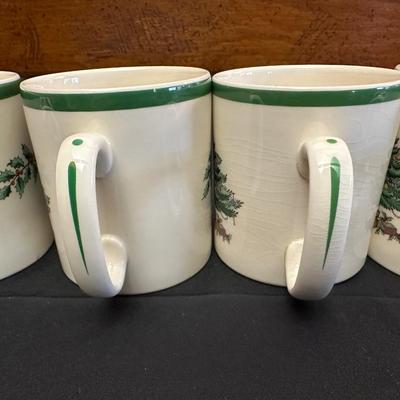 Spode Christmas Plates, Coffee Mugs and Pitcher