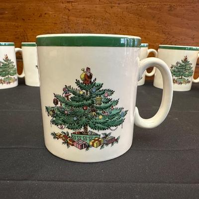 Spode Christmas Plates, Coffee Mugs and Pitcher