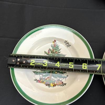 Spode Christmas Plates, Coffee Mugs and Pitcher