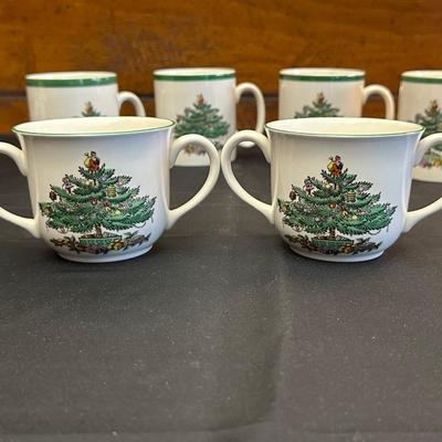 Spode Serving Plate, Trinket dishes, Coffee Mugs & Baby’s First Christmas Tea Cups