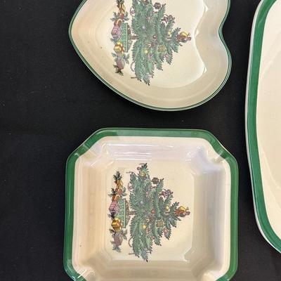 Spode Serving Plate, Trinket dishes, Coffee Mugs & Baby’s First Christmas Tea Cups