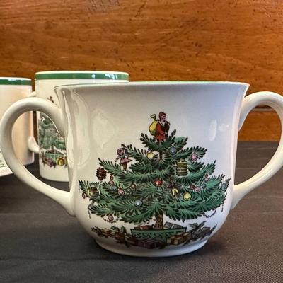 Spode Serving Plate, Trinket dishes, Coffee Mugs & Baby’s First Christmas Tea Cups