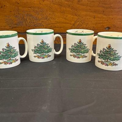 Spode Serving Plate, Trinket dishes, Coffee Mugs & Baby’s First Christmas Tea Cups