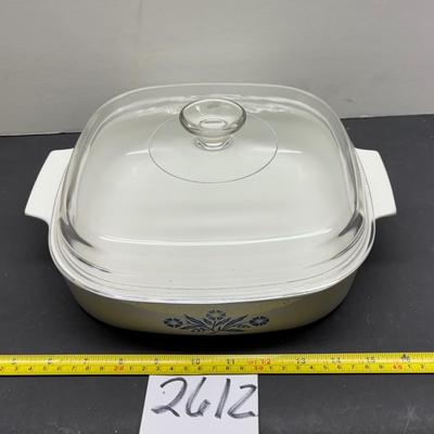 Vintage Corningware Blue Cornflower Casserole Dish