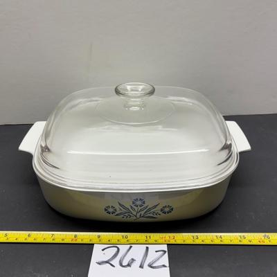 Vintage Corningware Blue Cornflower Casserole Dish