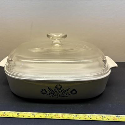 Vintage Corningware Blue Cornflower Casserole Dish