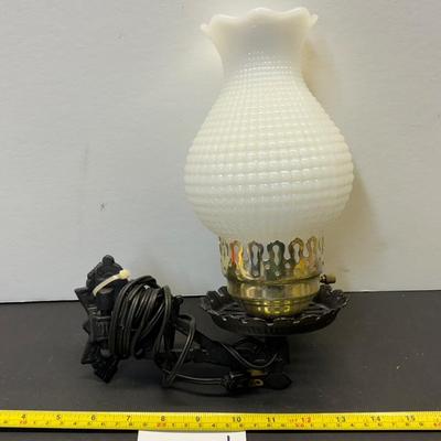 Milk Glass Wall Hanging Light