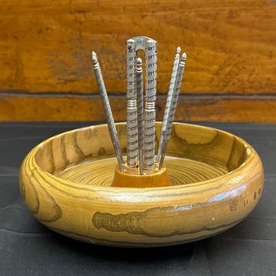 Vintage Wood Nut Crackers