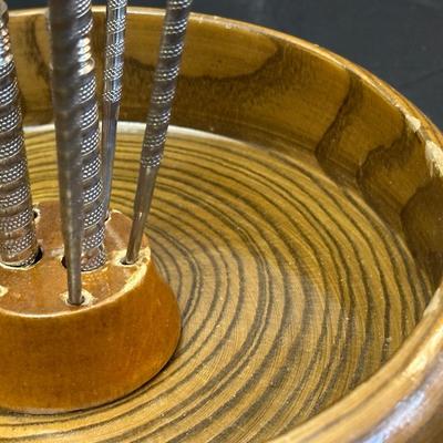 Vintage Wood Nut Crackers