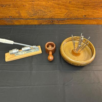 Vintage Wood Nut Crackers