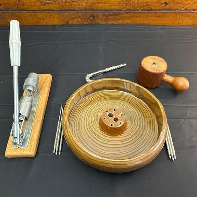 Vintage Wood Nut Crackers