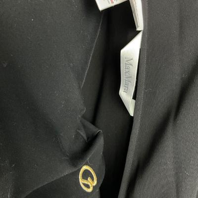 547 MAX MARA 2-Piece Black Suit with Pants