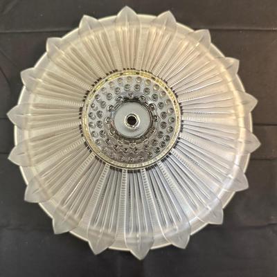 Antique Mid Century bubbly pressed glass chandelier shade & Sunflower Ceiling Light Shade Art Deco Frosted Glass Chandelier