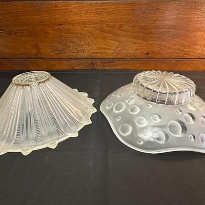 Antique Mid Century bubbly pressed glass chandelier shade & Sunflower Ceiling Light Shade Art Deco Frosted Glass Chandelier