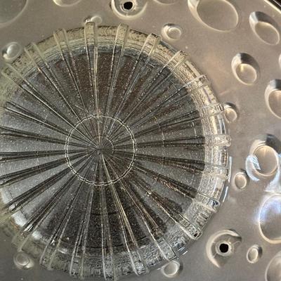 Antique Mid Century bubbly pressed glass chandelier shade & Sunflower Ceiling Light Shade Art Deco Frosted Glass Chandelier