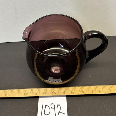 Vintage Hand Blown Pitcher