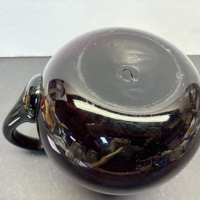 Vintage Hand Blown Pitcher
