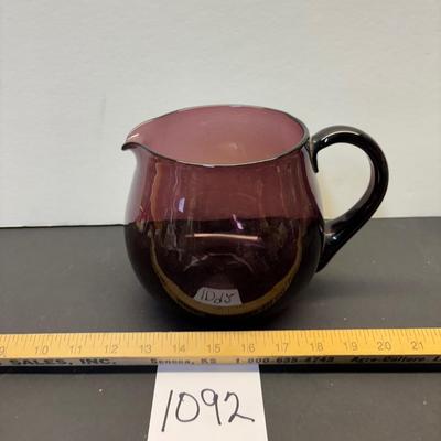 Vintage Hand Blown Pitcher