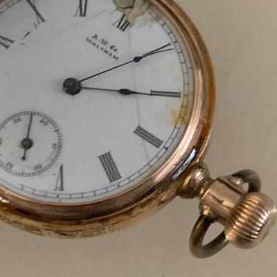1893 Waltham 14k Pocket Watch