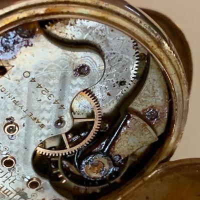 1893 Waltham 14k Pocket Watch