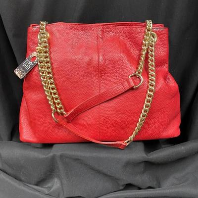 Doncaster Red Leather Purse