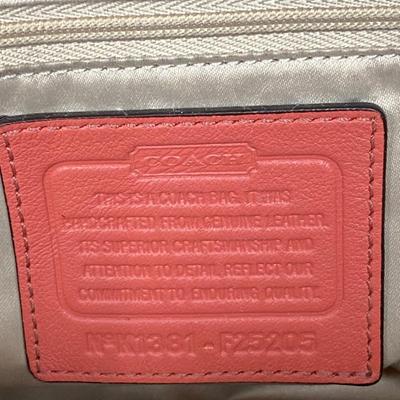 Coach Coral Pink Purse