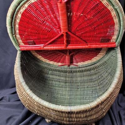 Vintage Watermelon Basket