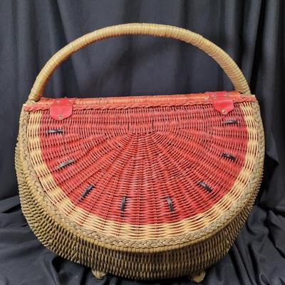 Vintage Watermelon Basket
