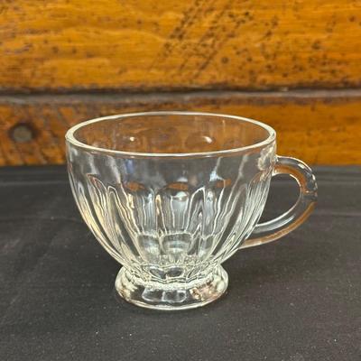 Beautiful, Vintage Punch Bowl and Cups