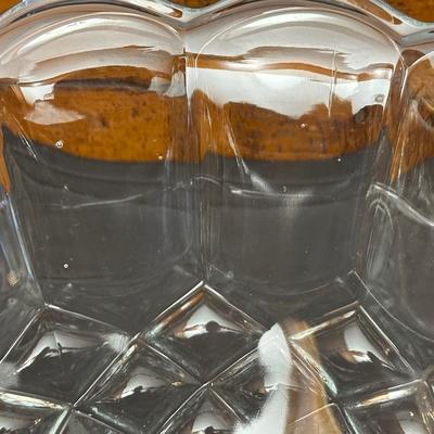 Beautiful, Vintage Punch Bowl and Cups