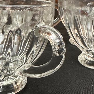 Beautiful, Vintage Punch Bowl and Cups