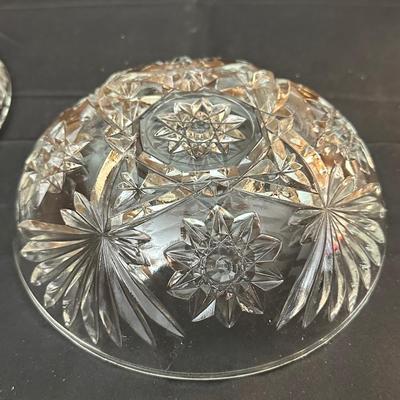 Beautiful Vintage Glass Compote, Candy Dish and Bowl