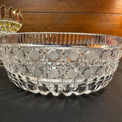 Beautiful Vintage Glass Compote, Candy Dish and Bowl
