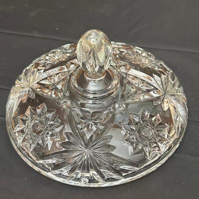 Beautiful Vintage Glass Compote, Candy Dish and Bowl