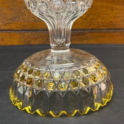 Beautiful Vintage Glass Compote, Candy Dish and Bowl